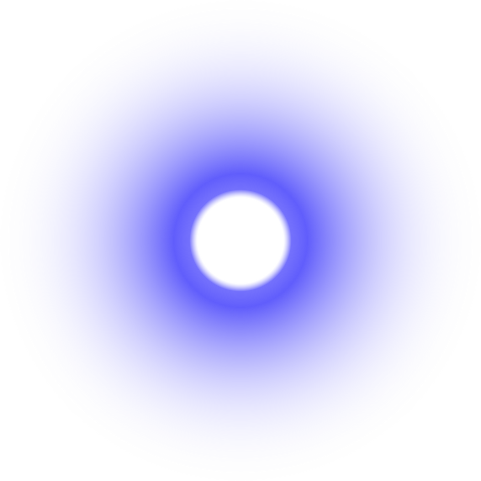 Glowing Blue Dot Light